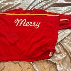 CECE- SOFT LIGHT SWEATER BE “ MERRY” All adult items 5 for 35$ SALE HAPPY NEW